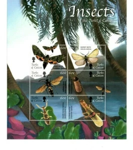Turks- und Caicosinseln - 2002 - Insekten - Sechserblatt - postfrisch - Bild 1 von 1