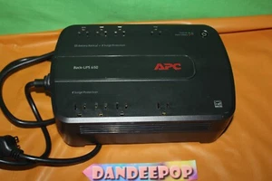 APC Back Ups 650 Power Supply Surge Protector BE650G1 8 Outlet - Picture 1 of 8