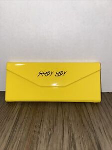 Shady Lady Yellow SunGlasses Case. New