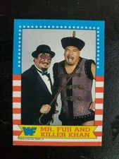1987 Topps WWF - Mr. Fuji & Killer Khan - # 17