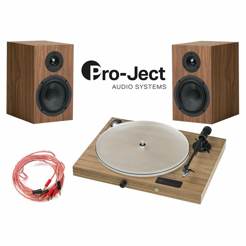 Tocadiscos Pro-Ject Juke Box S2 juego estéreo nogal incl. Speaker Box 5 S2 - Imagen 1 de 4