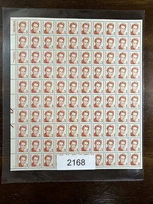 2168 US Mint Sheet, 1 Cent Margaret Mitchell, Author, Mint NH - Image 1 of 3
