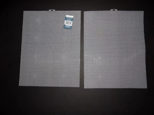 Plastic Canvas Sheets Ultra Stiff 10.5 X 13.5 Inches Clear Quick Count 7 Mesh 2 - Picture 1 of 4