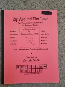 Kindergarten Thematic Bingo Games for Beginner Readers by Kinder Korner - Picture 1 of 8