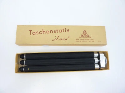 DDR Dreibein-Stativ Taschenstativ Fotostativ Teleskop INJECTA STEINACH-Unbenutzt - Bild 1 von 4