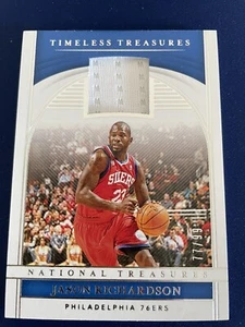 2019-20 Panini National Treasures Jason Richardson game-worn numbered /99 - Bild 1 von 2