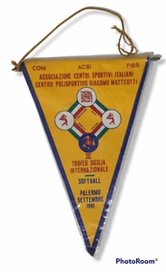 41849 Softball - WIMPEL II Trophäe Sizilien International 1990 - Bild 1 von 4