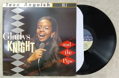 Gladys Knight & the Pips Teen Anguish vol 3 LP vinyl record VG+-VG++ Charly 1981 - Image 1 of 4