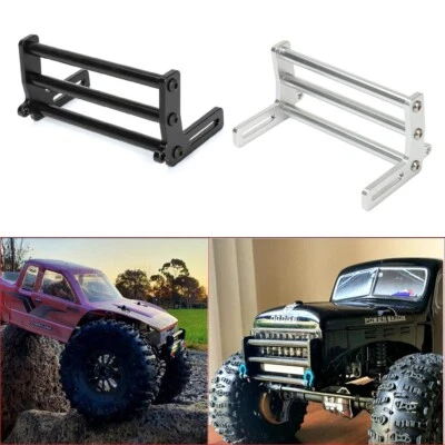 Universal Metal Front Bumper Bull Bar For 1/10 RC Crawler TRX4 SCX10 LCG Truck - Image 1 of 4