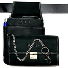 Echt Leder Kellnertasche Kellnerbörse Kellnerholster Beutel Tasche Geldbörse