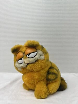 Dakin Garfield Cat Plush 5-inch Tiger Stripe Vintage Year 1981 Sitting P4 - Image 1 of 4