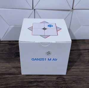 NEW GAN251 M Air Magnetic 2x2x2 Speed Cube Stickerless - Picture 1 of 6