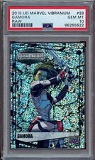 2015 UD Marvel Vibranium Raw #28 Gamora PSA 10 💎 🔥RARE🔥