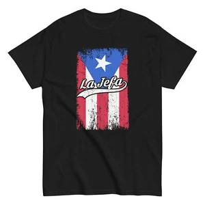 Puerto Rico Flag Shirt - Puerto Rican Boricua - La Jefa Pride Tee - Picture 1 of 8