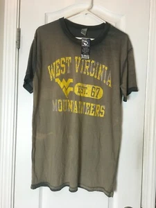 West Virginia Mountaineers New Agenda Get Washed Men's T Shirt Sz L NWT - Picture 1 of 7