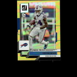 STEFON DIGGS 2022 Donruss FB Press Proof #113 BFU5R2S103P75 FREE SHIPPING - Picture 1 of 2