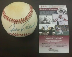 Johnny Podres Single Signed Baseball CM 59 - Freshly Authenticated by JSA - Picture 1 of 1