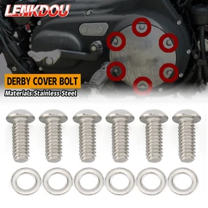 Kit de pernos de tornillo Allen de acero inoxidable para cubierta Harley 99-24 Touring Softail Dyna Derby - Imagen 1 de 8