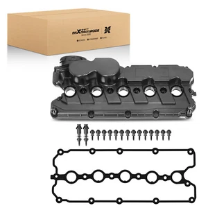 2.5L Engine Valve Cover Set for VW Beetle Golf Jetta Passat 2.5L 2006-2014 Black - Picture 1 of 13