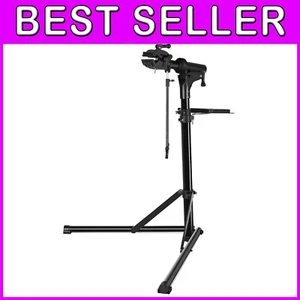 Adjustable Bike Repair Stand with 360-Degree Clamp - Lightweight Aluminum Rack - Picture 1 of 8