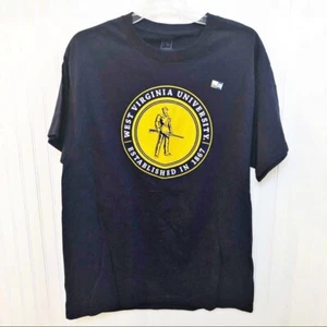 NCAA WVU Mountaineer Navy Blue Short Sleeve T-Shirt Men's Size Large - Picture 1 of 6
