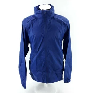 Chaqueta cortavientos con capucha y cremallera completa L.L.Bean para hombre L azul regular 100 % nailon 275492 - Imagen 1 de 12