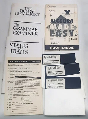 Britannica Software Algebra Made Easy and Jr. High Grade Builder 3 Pack - Image 1 of 4