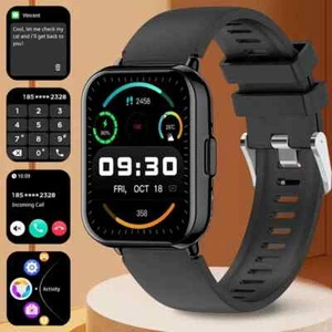 2025 Smart Watch For Men/Women, Waterproof Smartwatch Bluetooth iPhone Samsung - Picture 1 of 18