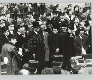Chinesische Delegierte @ De Gaulle Beerdigung 1970 PRESSEFOTO Roland Schoor China - Bild 1 von 2