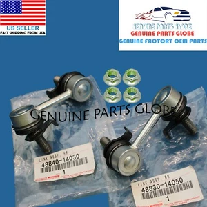 GENUINE OEM TOYOTA 93-98 SUPRA RIGHT & LEFT REAR STABILIZER BAR LINKS W/NUTS KIT - Picture 1 of 2