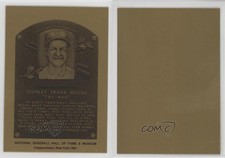 1981-89 Metallic Hall of Fame Plaques 1981 Stan Musial HOF