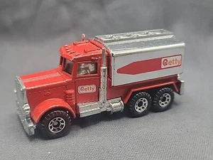 Die Cast Vehicle 1/64 Getty Oil Service Truck Matchbox Ltd 1981 Peterbilt - Picture 1 of 5