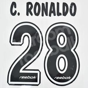 2002-03 Sporting Lisboa Home Name Number Set #28 C. RONALDO Liga Portugal Rep...