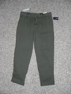 Pantalones cortos Buffalo verde oliva talla 25 Hope entrepierna baja pierna zanahoria para mujer nuevos con etiquetas $69 Foto 1 de 2