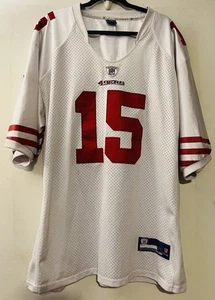 Maglia Reebok NFL San Francisco 49ers Michael Crabtree bianca taglia 56 cucita - Foto 1 di 6