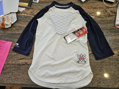 McDavid 7630 Almohadilla Hexagonal Sternum Raglán Camisa Protector de Pecho Corazón Mediano M Foto 1 de 4