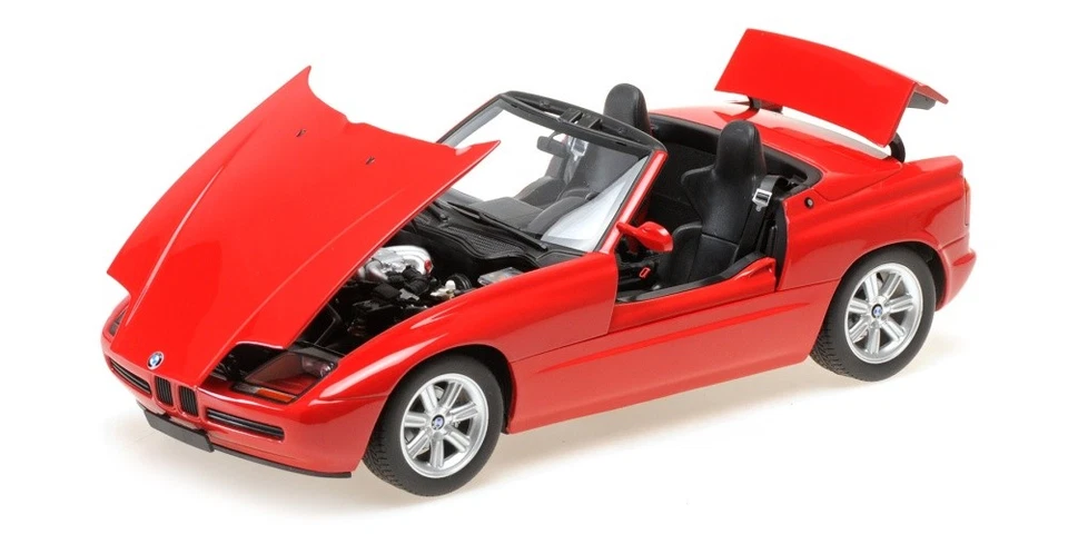 BMW Miniatur Z1 Roadster 1:18 rot - Bild 1 von 1