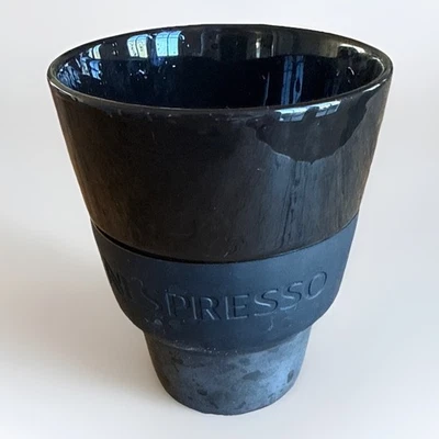 Nespresso Touch Espresso Geckeler Michels Coffee Cup Black 9oz - Image 1 of 4