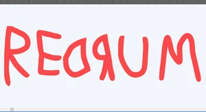 Pegatina de vinilo Redrum calcomanía Jack asesinato película coche ventana muerte muerto muerto JDM - Imagen 1 de 5