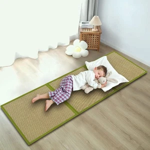 Japanese Tatami Mat, 3PCS 2x2 Ft Rattan Futon Floor Mattress Area Rugs for Sl... - Picture 1 of 6