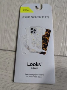 D6. Looks Popsockets austauschbare Grafikeinlagen LOOKS 3er Pack für 15 Pro Max  - Bild 1 von 1