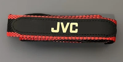 JVC Camera Camcorder Nylon Neck Strap Red & Black Genuine JVC Part - Image 1 of 3