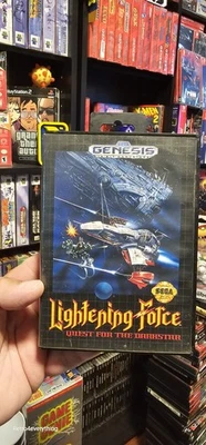 Lightening Force: Quest for the Darkstar (Sega Genesis, 1992) w/ Custom Manual  - Image 1 of 4