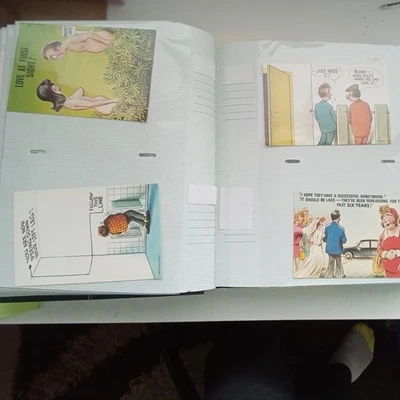 116 Bamforth Comic Postcards originally in album  - Image 1 of 4