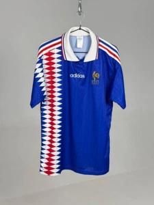 France National Team 1994 Home Soccer Jersey Football Vintage Shirt Adidas sizeM - Picture 1 of 10