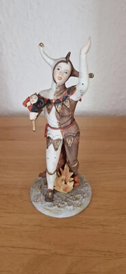 Harlekin Eulenspiegel Narr Royal München handbemalt - Bild 1 von 3