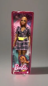 NEW Barbie Fashionistas #161 Plaid Blazer Dress with Fanny Pack and Black Boots - Picture 1 of 5