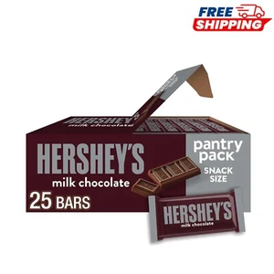 Kosher 0.45 oz Milk Chocolate Snack Size Bars - 25 Individually Wrapped Treats - Picture 1 of 9