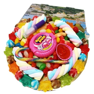 Gommes de Fruits Mignonne Einschulungspizza pour Girly Dans Pizza Carton 500g - Bild 1 von 1