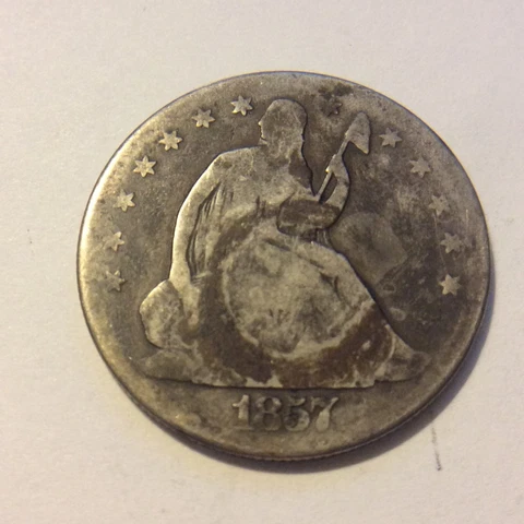 1857-O LIBERTY SEATED HALF DOLLAR  B-142 Cover